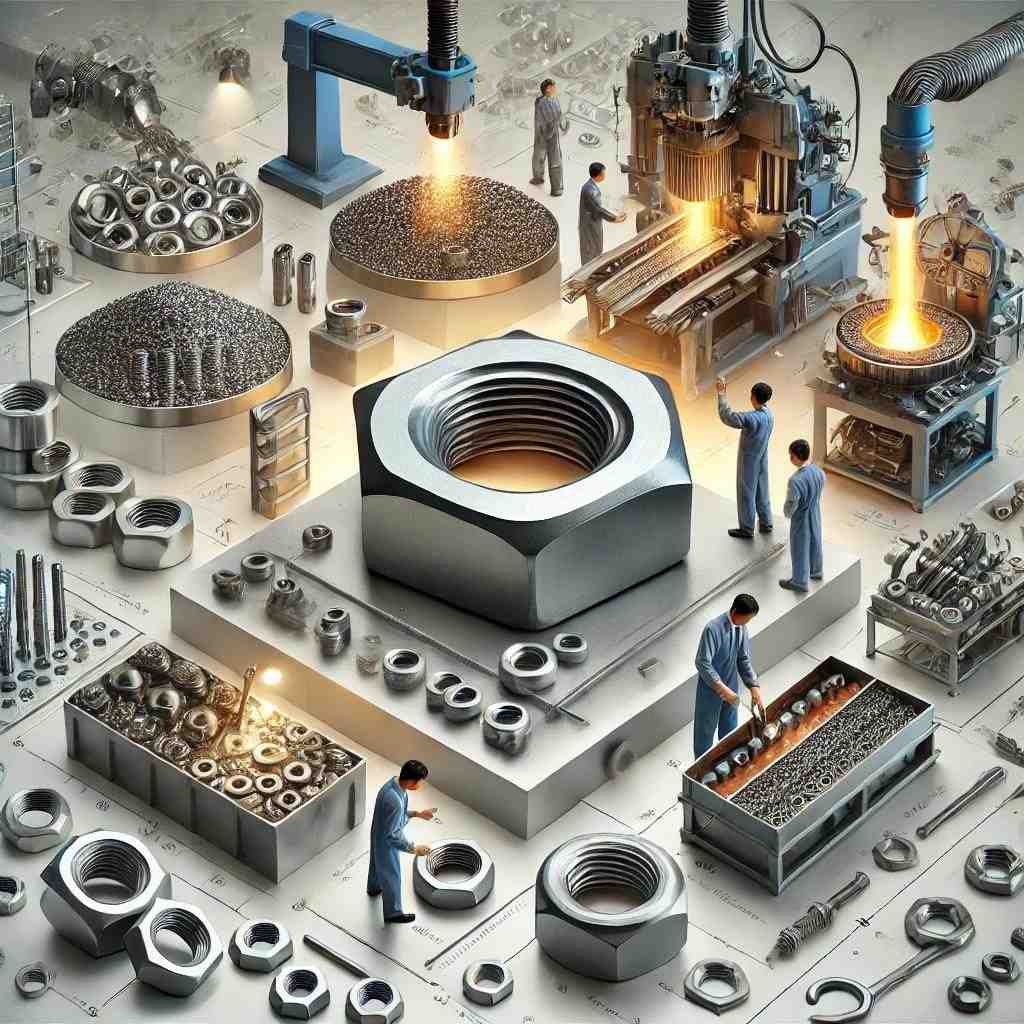 Quy trình sản xuất đai ốc