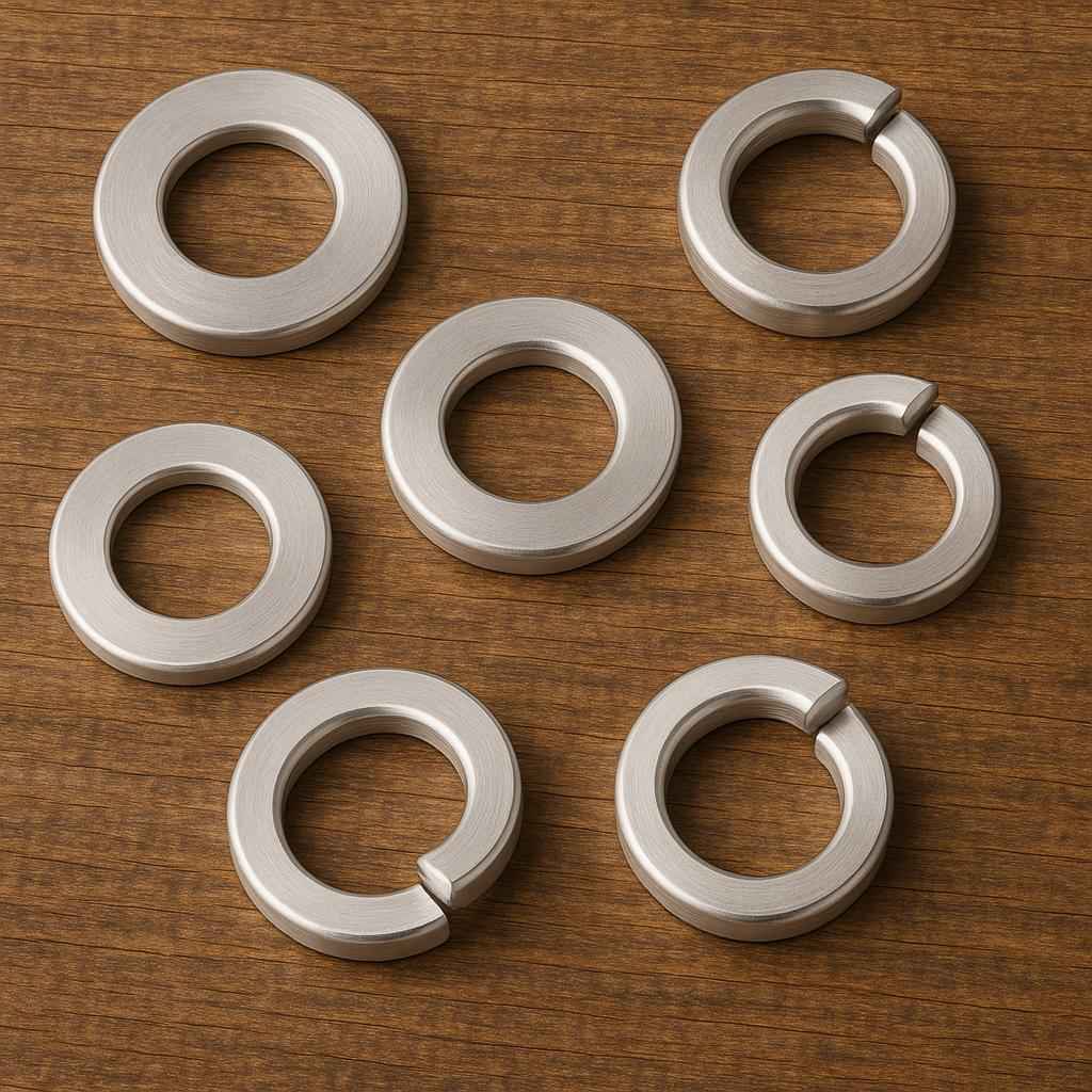 Long đen phẳng, long đen vênh inox 304