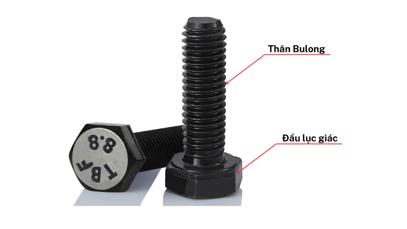 Cấu tạo bulong cấp bền 8.8
